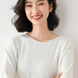 Soft Glutinous Wool 2026 Autumn And Winter New Short Sweater Women Low Round Collar Korean Plate Loose Inside The Bottom Knitting