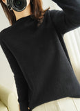 Wool Half-High Collar 2026 Autumn And Winter New Women's Short-Case Korean Version Of The Knitted Bottom Sweater