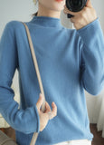 Wool Half-High Collar 2026 Autumn And Winter New Women's Short-Case Korean Version Of The Knitted Bottom Sweater