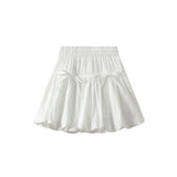 Half-Dress Girl Spring And Summer High-Waisted Short Skirt Bow Design Fluffy Skirt Bales Lantern Dress Girl K9035