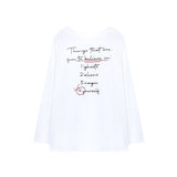 Relaxing Feeling Lazy Style Thin Blue Long-Sleeved T-Shirt Women's Summer Sun Protection Shirt Simple Loose Top