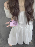 French Temperament Lotus Leaf Side Shoulder Dress Women 2025 Summer New Waist Temperament Reduction Long Dress