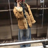 Great-Looking Early Winter Fur In One With Two Sides Of The Lamb Wool Coat Women Autumn And Winter 2026 New Thicker Locomotive Suit