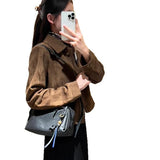 Millard Slipvelvet Women's Short 2026 Autumn And Winter New Retro Loose Small Thin Jacket Top