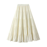 Gentle Wind Sweet Big Cake Skirt Dress Dress Dress Dress Dress Women Spring 2025 New Long Skirt Dress 9076