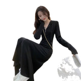 French Hepburn Style Dress 2026 New Autumn And Winter Hoodie Dress Women's Large Size Fat Mm Inside Skirt