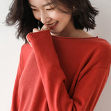 Wool Blended 2026 Autumn And Winter New Women's Round V. Collar Loose Short Jacket On The Head Of The Bottom Knitting Sweater