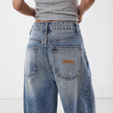 Designing Scimits Jeans Women 2025 Trend With New Loose Broad-Legged Trousers Drag Trousers