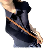Youth Beautiful New College Style Polo Neck-Upwear Summer Beautiful Lazy Swing Long Dress