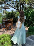 French High-End Atmosphere Temperament Super Fairy Dress Women's New Seaside Thin Waist Design Fairy Dress