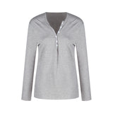 White Lanky Long-Sleeved Loose T-Shirt Women's Autumn Casual Thin Sun Hoodie Pure Color Thin Cloth
