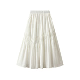 Irregular 100 Folded Skirt Women's Summer New A-Shaped Skirt Umbrella Skirt Long Dress Long Dress 2463