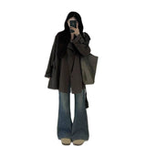 Short Loose Wind Coat Women 2026 Autumn And Winter New Small Look Thin Korean Version Of Korean Leisure