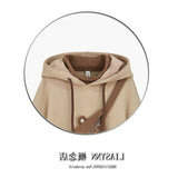 Small Fake Two-Piece Jacket Top Design Cute Soft Sister Women's Autumn And Winter New Top Cute College Trend
