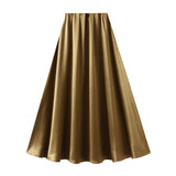 The New Spring And Autumn New A-Dress Skirt Mid-Dress Mid-Dress Mid-Dress Mid-Senior Skirt 9993-1