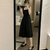 French Dress Women's Summer 2026 New Medium And Long-Term Collection Waist Thin External Wear Temperament First Love Sling Skirt Women's Dress