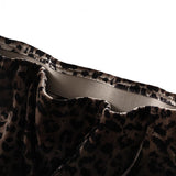 Leopard Velvet Fishtail Half-Dress Girl Autumn And Winter New Sexy Sister Style Hip Ass Skirt 9838