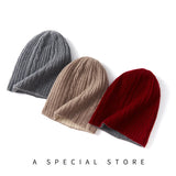 Cashmere Autumn And Winter New Women's Clothing Knitting Warm Fashion Thick Casual Flip Casual Casual Wear Hat