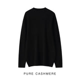 Line Ready-Wear 100% Pure Wool 2026 Autumn And Winter New Men's Loose Half-High-Neck Solid Color Knitted Sweater