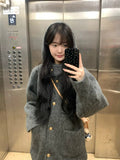 Cotton Thick [There Is Inner] 2025 New Autumn And Winter High-End Wool Coat Female Noble Coat