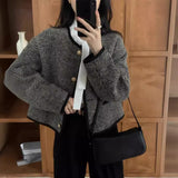 Small Scented Coat Female French Retro Spring And Autumn High-End Vintage Short Jacket Jacket Jacket Autumn And Winter