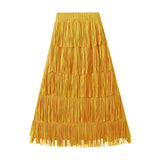 High-End Folded Tuxedo Skirts Women's Summer New Fried Street Niche Temperament With Thin Half Skirt 0666