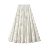 High-Waisted Cake Skirt Half-Dress Girl Spring And Summer New Umbrella Skirt Lace Lace A-Word Dress 9078