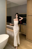 Design A Small Temperament Dress With A Small Temperament Dress With A Hip Dress In The Summer New French-Style Faelin Hanging Neck Dress