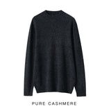 Line Ready-Wear 100% Pure Wool 2026 Autumn And Winter New Men's Loose Half-High-Neck Solid Color Knitted Sweater