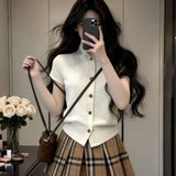 A Complete Set Of Korean Ootd Wears Two Sets Of Women's Half-Dressed Women's Skirts In The Early Summer College Wind Reduction Age-Olded Shirt