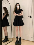 French Hepburn Black High-End Temperament Dress Women's Summer 2025 New Small Thin Short Skirt