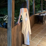 Thai Island Vacation Bra Dress Femininity Designer Niche Shawl Beautiful Glide Dress Dress