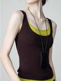 Two Sets Of Slings Waistcoat Women Wear Fashion Temperament Inside And Outside In The Summer Wearing A Sleeveless Top