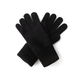 New Men's And Women's Same Solid Color Draw For The Autumn And Winter Of 2026, Goat Woolen Riding Windproof Outdoor Knitted Gloves