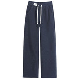 Plus Velvet Thick Lamb Velvet New Lindruffs Velvet Broad-Legged Women Autumn And Winter Northeast Special Thick Snow Trousers Women