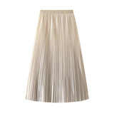 Elegant Temperament Gradually Faded Half-Body Dress 2025 Spring And Summer New Light Luxury High-Waist A Skirt 0872