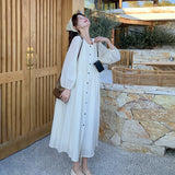 Tea Break French White Dress Women's Early Spring 2025 New Gentle Style Art Retro Super Fairy Fairy Dress