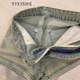 Spice Girls Tightened Denim Shorts Women 2025 Summer New Small High-Rise Thin A-Skin Pack Hot Pants
