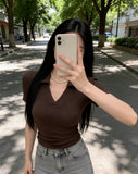 Summer Slim Slimy Fashion With Hottie Short-Sleeved T-Shirt 2026 New Polo Collar Short Blouse