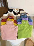 Black High-Neck Knitted Bottom Shirt Autumn And Winter Model Of Long Sleeves With A Female Sweater Slimming Clothes