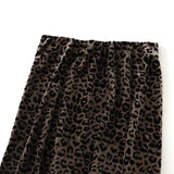 Leopard Velvet Fishtail Half-Dress Girl Autumn And Winter New Sexy Sister Style Hip Ass Skirt 9838