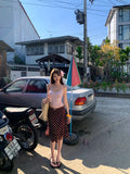 Southeast Asia Thailand Tourism Wearing Hot Girl Style Sexy Body Sling Vest Women Summer Seaside Vacation Two Sets