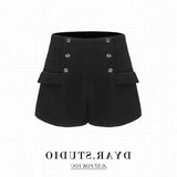Two Suit Jacket Autumn And Winter Small Waist College Suit High Black Coat Suit Suit Woman