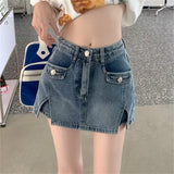 Spice Girls Open Fork Cowboy Dress Summer 2025 New High-Lumbar Ass Anti-Styled Walks Short Dresses Women's Dress