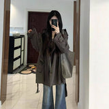 Short Loose Wind Coat Women 2026 Autumn And Winter New Small Look Thin Korean Version Of Korean Leisure