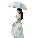 French Sweet Dizzy Stained Flower Dress Female Summer Small High-End Temperament To Waist Fairy Holiday Dress