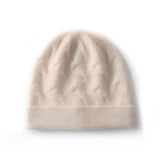 Cashmere Hat 2026 Autumn And Winter New Women's Fashion Casual Ear Care Pile Hat Without A Solid Color Knitted Hat