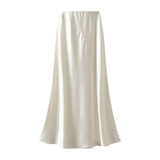 Irregular Splicing Of The Set Of The Fish Tail Half-Dress Woman Spring New Thin Temperament Skirt Dress 9860