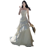 French High-End Rite Birthday Party Dress Dress Senior Sling With Holiday Style Dress Temperament