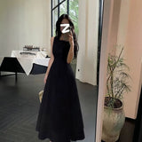 Pink 2026 New Sleeveless Spring And Summer Vest Dress Dress Female Thin Temperament Waist Dress Senior Round Collar